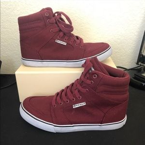 Airwalk Maroon High Top Sneakers 8